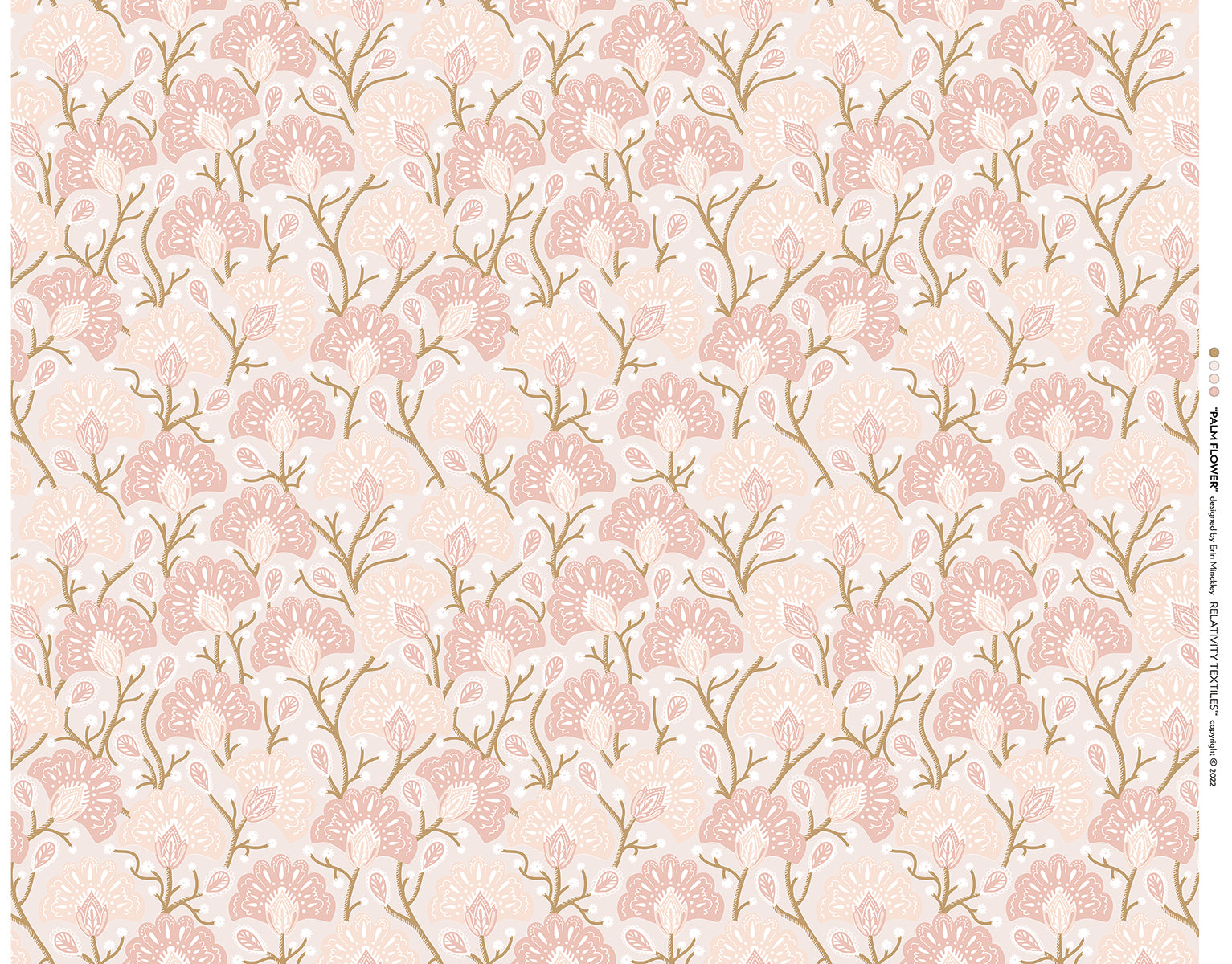 Palm Flower - Fabric