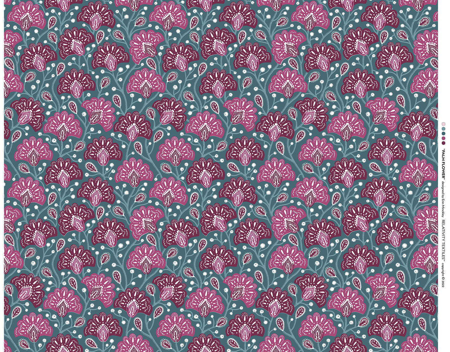 Palm Flower - Fabric