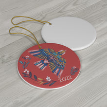 Load image into Gallery viewer, Holiday Ornament: Marhaba Red, Bird
