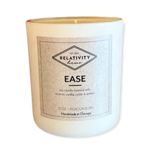 Load image into Gallery viewer, Ease Candle | Incense, Vanilla, Cedar and Amber | 12 oz

